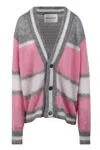Amaranto - Cardigan - 461287 - Grey/rosa In Pink