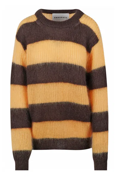 Amaranto - Maglia - 461290 - Yellow/ Brown In Multi