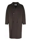 Amaranto Amaranth Coat In Brown