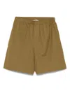 Amaranto Elasticated-waistband Shorts In Brown