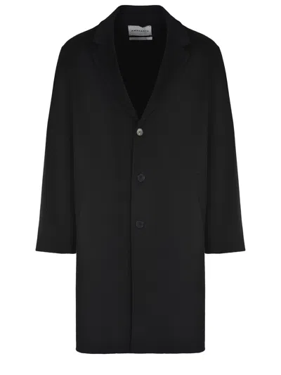 Amaranto Amaranth Coat In Black