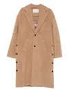 Amaranto Amaranth Coat In Brown