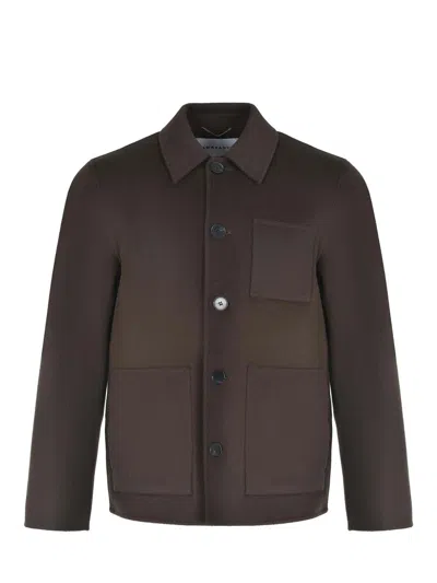 Amaranto Amaranth Jacket In Brown