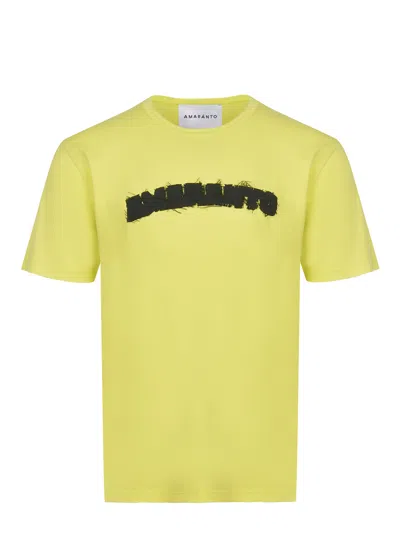 Amaranto Amaranth T-shirt In Yellow