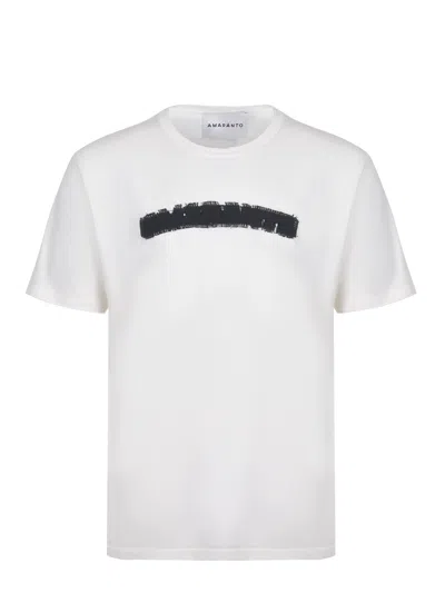Amaranto Amaranth T-shirt In White
