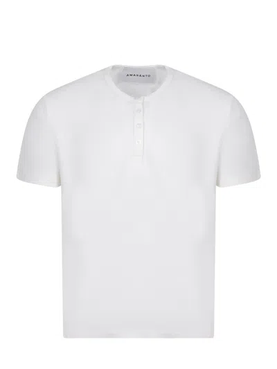 Amaranto Amaranth T-shirt In White