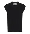 AMARANTO AMARÁNTO BLACK KNITTED VEST