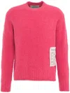 Amaranto Knit Sweater In Alpaca Blend In Multicolour