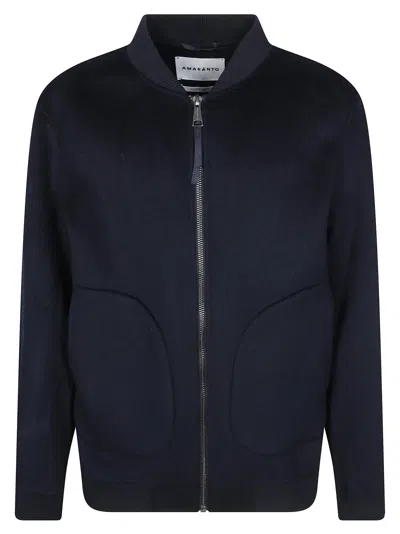 Amaranto Bomber Jacket In Blu