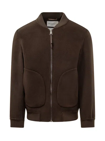 Amaranto Bomber Jacket In Fondente