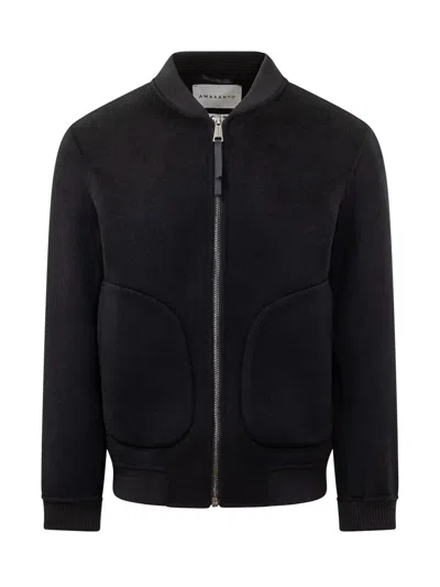 Amaranto Bomber Jacket In Navy