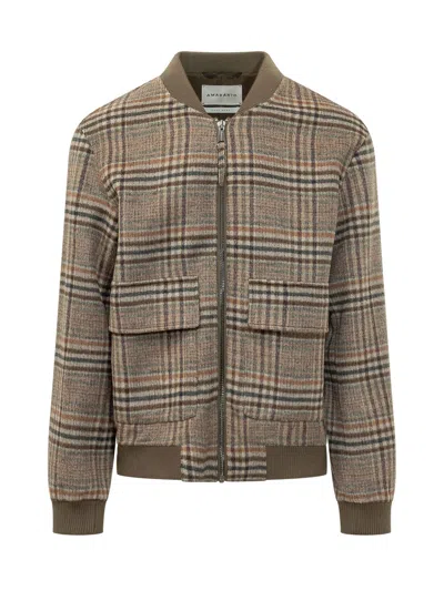 Amaranto Bomber Jacket In Nocciola