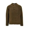 Amaranto Bouclé Alpaca Blend Sweater In Green