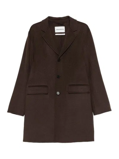 AMARANTO ABRIGO LARGO - MARRÓN