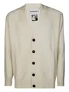 Amaranto Buttoned Cardigan In Neutral