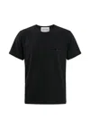 Amaranto Button-pocket T-shirt In Black
