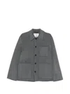 BUTTON-UP PATCH-POCKET JACKET