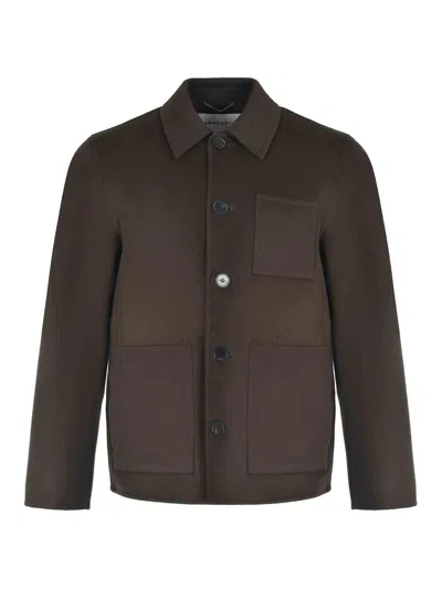 Amaranto Amaranth Jacket In Brown