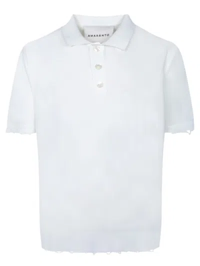 Amaranto Classic Polo-style White T-shirt
