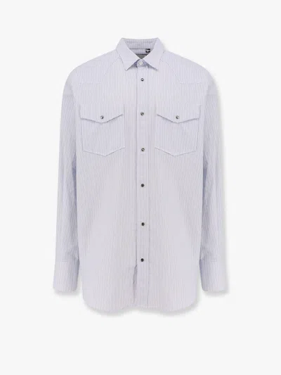 Amaranto Cotton Striped Shirt