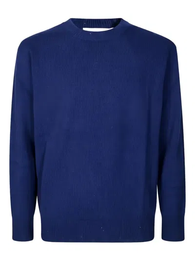Amaranto Crew-neck Sweater In Blue