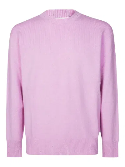 Amaranto Crew-neck Sweater In Pink