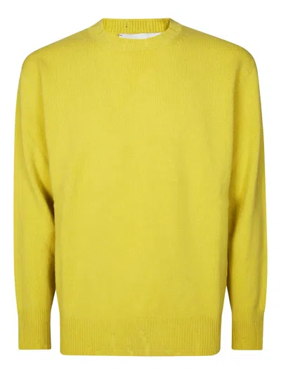 Amaranto Crew-neck Sweater In Yellow