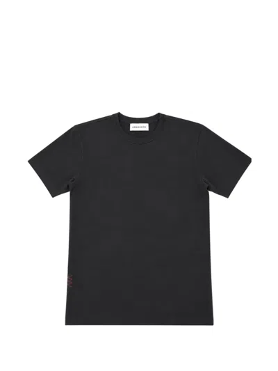 Amaranto Crew-neck T-shirt In Black