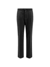 Amaranto Drawstring Elasticated-waist Trousers In Black