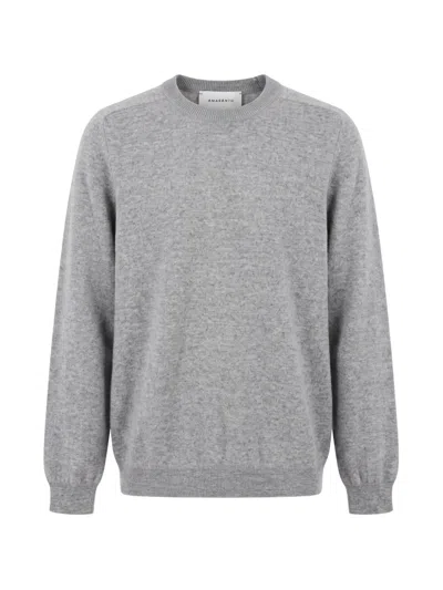 Amaranto Fine-knit Crew-neck Sweater In Multi