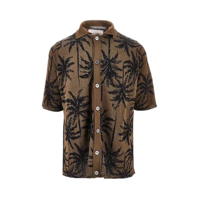 Amaranto Jacquard Knitted Shirt