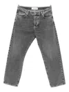 Amaranto Logo-patch Jeans In Gray