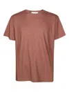 Amaranto Bordeaux Cotton Short-sleeve T-shirt In Brown