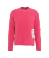 Amaranto Knit Sweater In Alpaca Blend In Pink