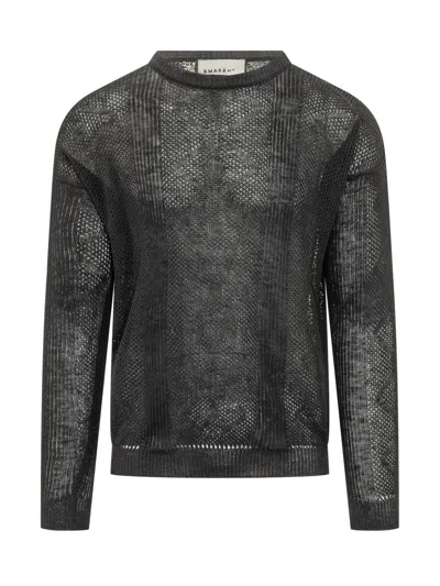 Amaranto Knitwear In Nero