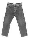 Amaranto Logo-patch Jeans In Gray