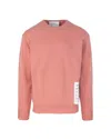 Amaranto Wool And Cashmere Sweater With Logoed Label In Su32m