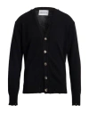 Amaranto Man Cardigan Black Size S Wool, Cashmere