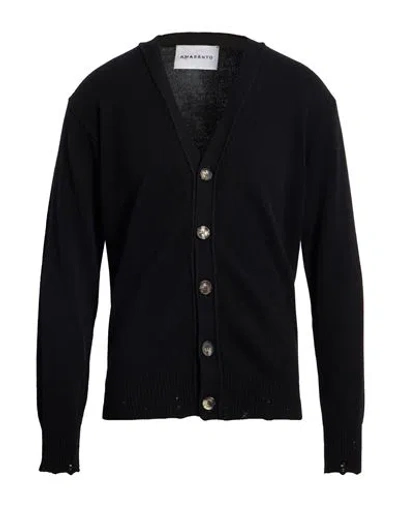 Amaranto Man Cardigan Black Size S Wool, Cashmere