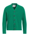 Amaranto Man Cardigan Green Size S Wool