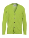 Amaranto Man Cardigan Green Size S Wool, Cashmere