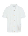 Amaranto Man Cardigan Ivory Size M Cotton, Polyamide In White