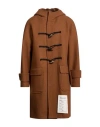 Amaranto Man Coat Brown Size 36 Wool, Polyester, Polyamide