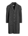 Amaranto Man Coat Charcoal Size 44 Alpaca Wool, Virgin Wool, Wool, Polyamide
