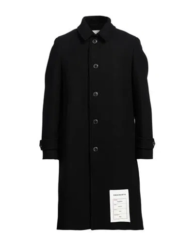 Amaranto Man Coat Midnight Blue Size 40 Wool, Polyester, Polyamide