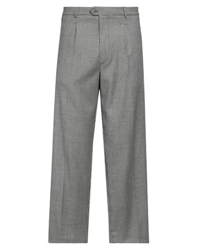 Amaranto Man Pants Black Size 36 Virgin Wool, Polyamide, Elastane