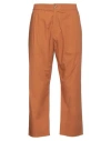 Amaranto Man Pants Camel Size 36 Cotton In Beige