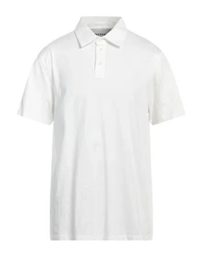 Amaranto Man Polo Shirt White Size Xxl Cotton