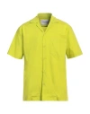AMARANTO AMARANTO MAN SHIRT LIME GREEN SIZE 42 COTTON