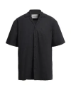 Amaranto Man Shirt Black Size 40 Cotton